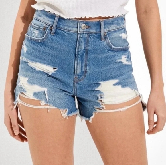 American Eagle Outfitters Denim - AE Highest Rise 90's Boyfriend Shorts